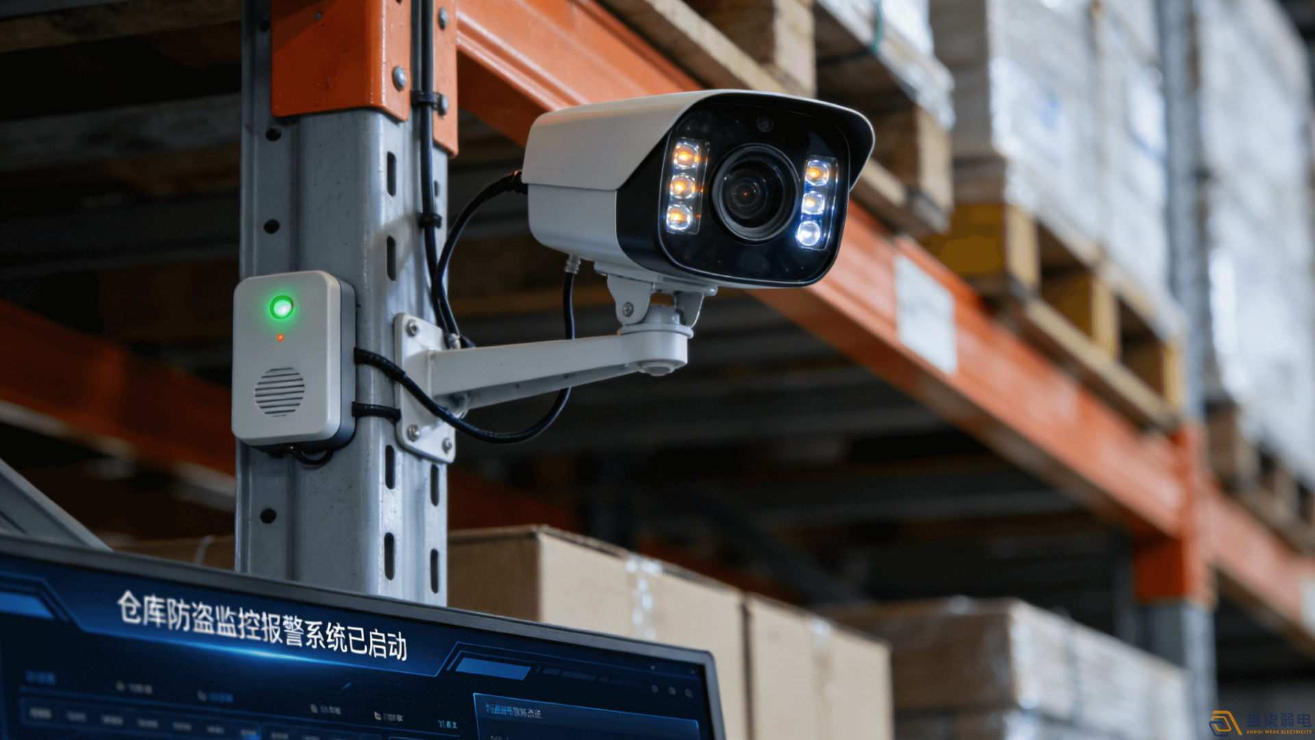 倉庫防盜監控報警一體解決方案